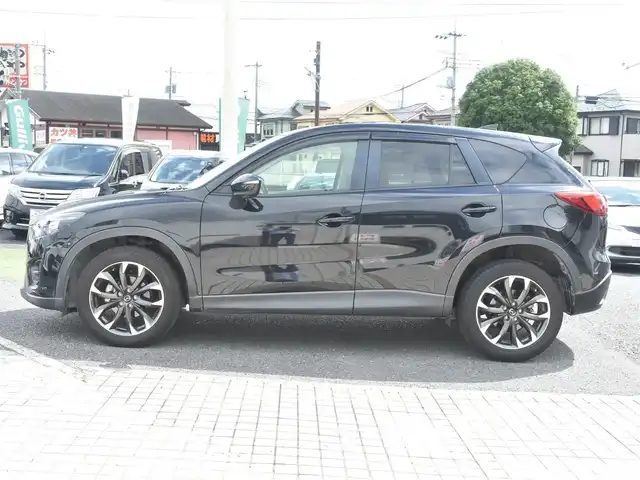 マツダ ＣＸ－５ 25S Lパッケージ 神奈川県 2016(平28)年 3.7万km ジェットブラックマイカ 純正メモリナビ/バックカメラ/フルセグテレビ/Bluetooth/アダプティブクルーズ/レザーシート/シートヒーター/パワーシート/ETC/LEDヘッドライト/スマートキー/プッシュスタート/保証書/取説/記録(H.29.R.1.3)