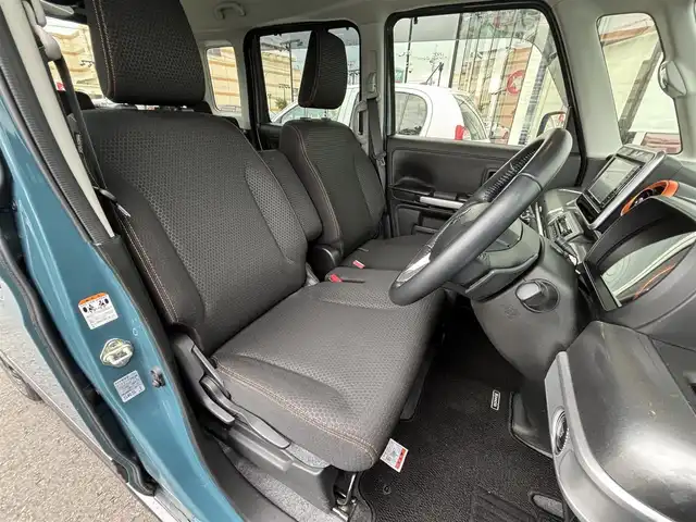 スズキ スペーシア ギア HYBRID XZターボ 宮城県 2021(令3)年 3.7万km デニムブルー ガンメタリック 2トーン 登録時走行距離36275km/AM・FM・CD・Bluetooth・フルセグTV・iPod/クルーズコントロール/ETC/バックカメラ/両側パワースライドドア/シートヒーター（D＋N）/ルーフレール/クリアランスソナー/スペアキー（2本）/ベンチシート/後席サンシェード/後席ISOFIX/フォグランプ/ウインカーミラー