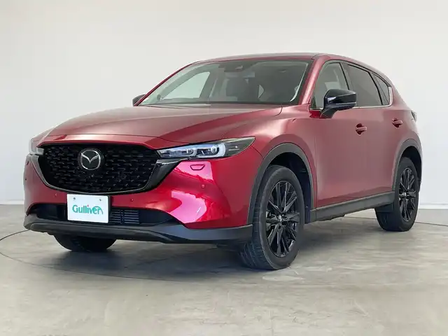 マツダ ＣＸ－５ XD ブラックトーンエディション 新潟県 2022(令4)年 2.8万km ソウルレッドクリスタルM ４WD/純正１０．２５インチナビ（Bluetooth・USB）/アラウンドビューモニター　/BOSEサウンド　/衝突被害軽減システム/フルセグ　/ハーフレザーシート　/D席パワーシート/D席メモリーシート　/前席シートヒーター　/電動リアゲート/LEDオートライト　/オートマチックハイビーム/レーンキープアシスト　/追従クルーズコントロール/前後コーナーセンサー/アイドリングストップ/ブラインドスポットモニター/クルージングトラフィックサポート/スマートシティブレーキサポート/パドルシフト/レザーステアリング/ステアリングヒーター/ヘッドアップディスプレイ/ドライバーアテンションアラート/ETC/MTモード付AT/純正フロアマット/純正１９インチアルミホイール/スマートキー/スペアキー/保証書/取扱説明書