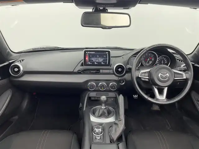 マツダ ロードスター S スペシャルパッケージ 群馬県 2015(平27)年 4.4万km ジェットブラックマイカ 純正メーカーナビ/バックカメラ/CD/DVD/Bluetooth/フルセグTV/USB/AUX/ETC/６FMT/防眩ミラー/スマートキー/プッシュスタート/純正AW/純正フロアマット/パワーウィンドウ