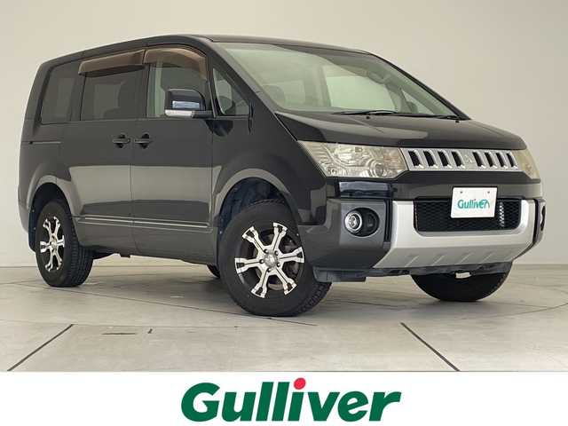 三菱 デリカＤ：５ G－Power package 愛知県 2009(平21)年 8.6万km 黒 HDDナビ/片側パワースライド/クルーズコントロール/バックカメラ/フルセグ/CD DVD/アルミホイール/４WD/パドルシフト/ETC/ステアリングスイッチ/スマートキー