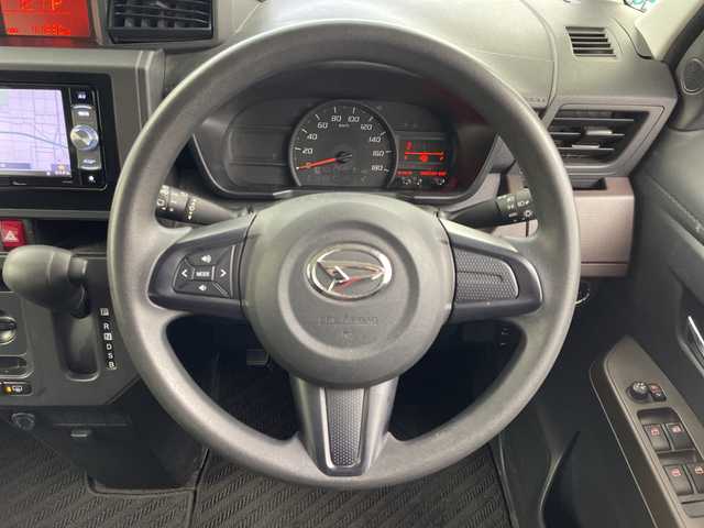 ダイハツ トール X SAⅢ 岐阜県 2019(平31)年 4.2万km パールホワイトⅢ 社外ナビ/（フルセグ/CD/DVD）/バックカメラ/片側パワーバックドア/純正フロアマット/純正ドアバイザー/前方ドライブレコーダー/電動格納ミラー/サマータイヤ積込み（純正ホイールキャップ付き）/スマートキー/スペアキー/スマートアシスト/コーナーセンサー/オートマチックハイビーム