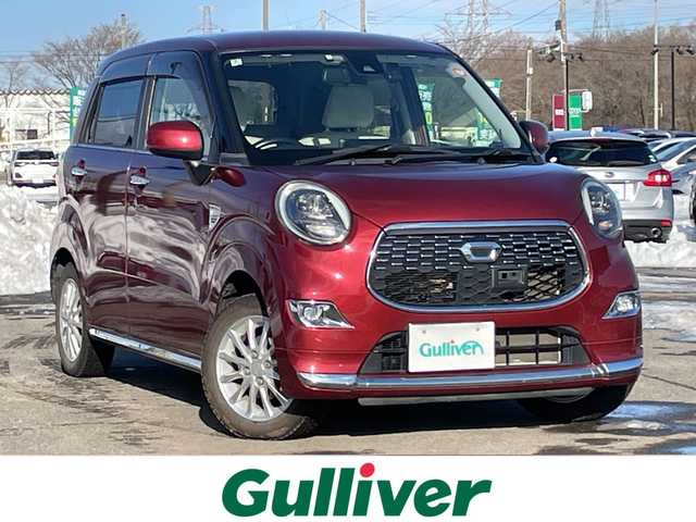 ダイハツ キャスト スタイル G ターボ SAⅡ 道央・札幌 2016(平28)年 7.8万km ファイアークォーツレッドM ４WD/ワンオーナー/純正SDナビ/AM/FM/BT/SD/SD/DVD/フルセグ/衝突被害軽減ブレーキ/横滑り防止装置/レーンキープアシスト/コーナーセンサー/バックカメラ/ビルトインETC/ドライブレコーダー/アイドリングストップ/D席シートヒーター/レザーシート/革巻きステアリング/ステアリングリモコン/プッシュスタート/スマートキー/LEDヘッドライト/オートライト/フォグランプ/電動格納ミラー/純正フロアマット/ドアバイザー/スペアキー/純正エンジンスターター