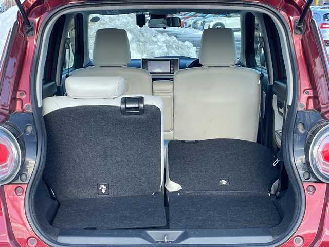 ダイハツ キャスト スタイル G ターボ SAⅡ 道央・札幌 2016(平28)年 7.8万km ファイアークォーツレッドM ４WD/ワンオーナー/純正SDナビ/AM/FM/BT/SD/SD/DVD/フルセグ/衝突被害軽減ブレーキ/横滑り防止装置/レーンキープアシスト/コーナーセンサー/バックカメラ/ビルトインETC/ドライブレコーダー/アイドリングストップ/D席シートヒーター/レザーシート/革巻きステアリング/ステアリングリモコン/プッシュスタート/スマートキー/LEDヘッドライト/オートライト/フォグランプ/電動格納ミラー/純正フロアマット/ドアバイザー/スペアキー/純正エンジンスターター