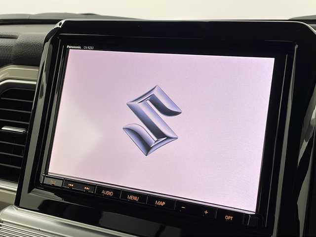 スズキ クロスビー HYBRID MZ 新潟県 2018(平30)年 5.4万km キャラバンアイボリーパールメタリック/ホワイト 2トーンルーフ 純正8インチメモリナビ/　フルセグTV/Bluetooth/CD/DVD/USB/レーダークルーズコントロール/前席シートヒーター/衝突被害軽減ブレーキ/レーンキープアシスト/後方コーナーセンサー/全方位モニター/前後ドライブレコーダー/ビルトインETC/LEDヘッドライト/オートマチックハイビーム/アイドリングストップ/横滑り防止装置/パドルシフト/レザーステアリング/ステアリングスイッチ/社外フロントフォグライト/ルーフキャリア/HKSマフラー/禁煙車