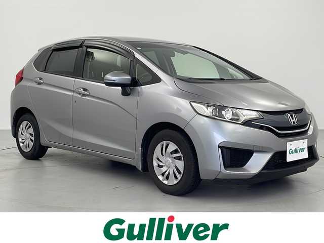 ホンダ フィット 13G Lパッケージ 岐阜県 2014(平26)年 5.7万km ティンテッドシルバーM 純正ナビ(VXM-145VSi)/CD/DVD/Bluetooth/SD/ワンセグTV/バックカメラ/ETC/シティブレーキアクティブシステム/LEDヘッドランプ/オートライト/オートエアコン/スペアキー/スマートキー/プッシュスタート/SRSエアバック（運転席・助手席・サイド・カーテン）/純正フロアマット/純正ドアバイザー/横滑り防止装置/盗難防止装置