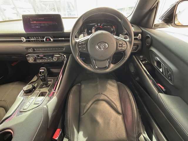 トヨタ スープラ RZ 埼玉県 2020(令2)年 1.5万km ホワイトメタリック プリクラッシュセーフティ/純正8.8インチナビ/　　CD/DVD/フルセグ/USB/バックカメラ/レーダークルーズコントロール/LEDヘッドライト/レザーシート/シートヒーター/スマートキー2本/純正19インチアルミホイール/プッシュスタート/アイドリングストップ/ETC