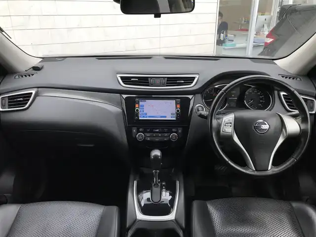 日産 エクストレイル 20X エマージェンシーブレーキ 栃木県 2014(平26)年 7.7万km ダイヤモンドブラック 株)IDOMが運営する【じしゃロン小山店】の自社ローン専用車両になります。こちらは現金またはオートローンご利用時の価格です。自社ローンご希望の方は別途その旨お申付け下さい//禁煙車/純正ワンセグナビ/（CD/DVD/AM/FMラジオ）/(Bluetooth)/スマートキー/プッシュスタート/バックカメラ/ＥＴＣ/エマージェンシーブレーキ/アイドリングストップ/ステアリングリモコン/電動格納ドアミラー/パワーウインドウ/防眩ミラー/オートライト