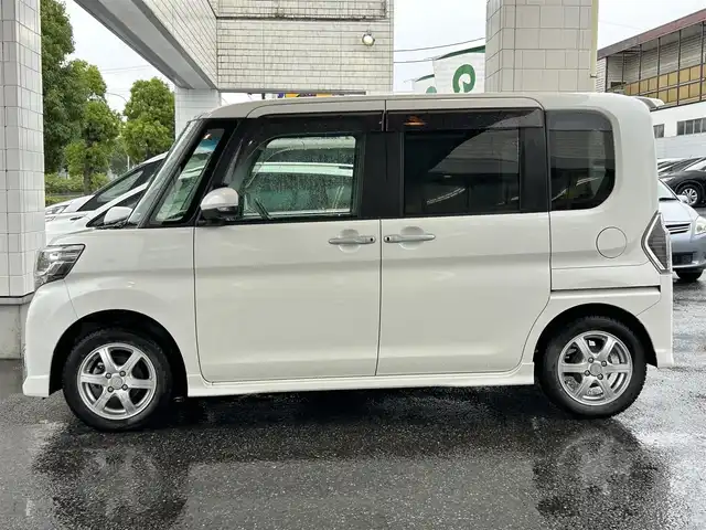 ダイハツ タント カスタムX トップED VS SAⅢ 埼玉県 2019(平31)年 6.6万km パールホワイトⅢ /フルセグテレビ//バックカメラ//プッシュスタート//両側パワースライドドア//ETC//マルチテレインモニター//ワンオーナー//ハーフレザー//純正アルミホイール//PW//PS//AAC//ABS//両側パワースライドドア//ベンチシート/