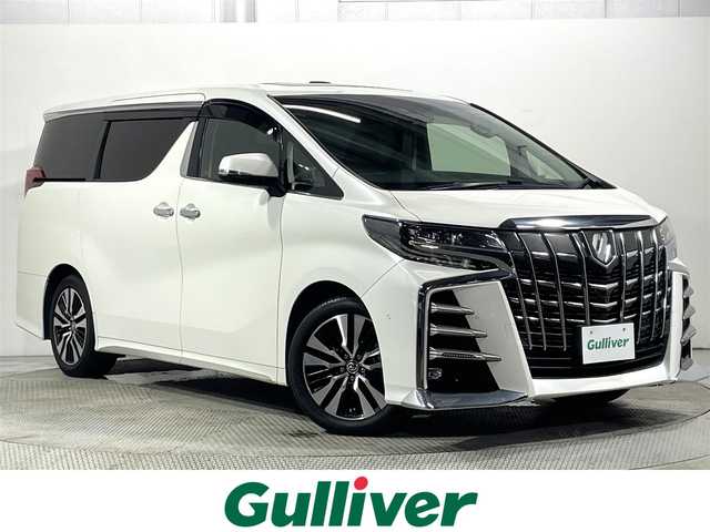 トヨタ アルファード S Cパッケージ 大阪府 2020(令2)年 4万km ホワイトパールクリスタルシャイン サンルーフ　黒革シート　ＪＢＬナビＴＶ　３６０カメラ　後席モニター　デジタルインナーミラー　三眼ＬＥＤ　パワーシート／ヒーター／エアコン　電動リアゲート　衝突軽減　レーダーＣ　ＢＳＭ　パークアシスト