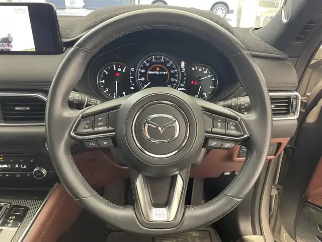 マツダ ＣＸ－８ XD エクスクルーシブモード 滋賀県 2021(令3)年 4.3万km プラチナクォーツメタリック 純正10インチSDナビ/・Bluetooth/USB/フルセグ/全方位カメラ/本革シート/・シートヒーター/ベンチレーション/パワーリアゲート/BOSEサウンド/ステアリングヒーター/電子パーキング/前後ソナー/ルーフレール/スマートキー/ETC