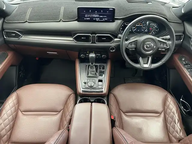 マツダ ＣＸ－８ XD エクスクルーシブモード 滋賀県 2021(令3)年 4.3万km プラチナクォーツメタリック 純正10インチSDナビ/・Bluetooth/USB/フルセグ/全方位カメラ/本革シート/・シートヒーター/ベンチレーション/パワーリアゲート/BOSEサウンド/ステアリングヒーター/電子パーキング/前後ソナー/ルーフレール/スマートキー/ETC