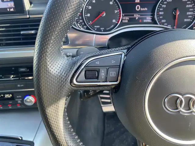 アウディ Ａ６ 2．0 TFSI クワトロSライン 福岡県 2017(平29)年 3.2万km 黒 ・アダプティブクルーズコントロール/・純正ナビ/Bluetooth/USB/AUX/・全方位カメラ/・黒革シート/シートヒーター/・ドライブレコーダー/・フルセグ/・ETC/・純正19AW/・LEDライト