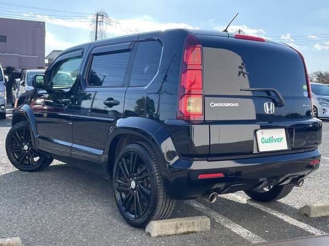 ホンダ クロスロード 18X 千葉県 2008(平20)年 13.6万km ナイトホークブラックパール 7人乗　メーカーナビ　バックカメラ　DVD　革巻きハンドル　キーレス　フロアマット　HID　オートライト　社外19インチブラックアルミホイール　VSA　ブラックグリル　ドアバイザー