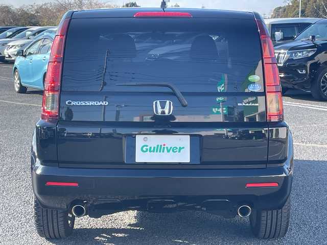 ホンダ クロスロード 18X 千葉県 2008(平20)年 13.6万km ナイトホークブラックパール 7人乗　メーカーナビ　バックカメラ　DVD　革巻きハンドル　キーレス　フロアマット　HID　オートライト　社外19インチブラックアルミホイール　VSA　ブラックグリル　ドアバイザー