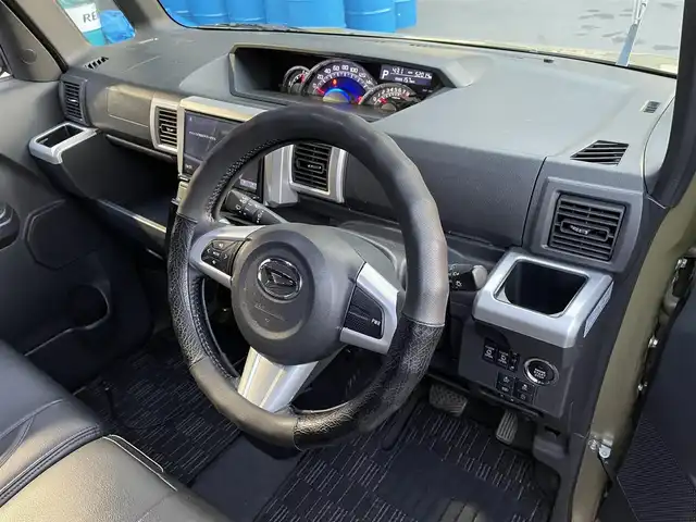 ダイハツ ウェイク G ターボ SA Ⅲ 滋賀県 2020(令2)年 5.2万km オフビートカーキM 社外８インチナビ/Bluetooth/SD/DVD/HDMI/両側電動スライド/電動格納ミラー/全方位カメラ/リアソナー/バックカメラ/ETC/プッシュスタート/スマートキー