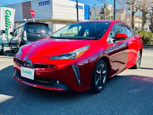 トヨタ プリウス Sツーリングセレクション 神奈川県 2019(令1)年 3.9万km エモーショナルレッドⅡ ワンオーナー/メモリナビ/ワンセグテレビ/バックカメラ/クルーズコントロール/バックモニター/ドラレコ