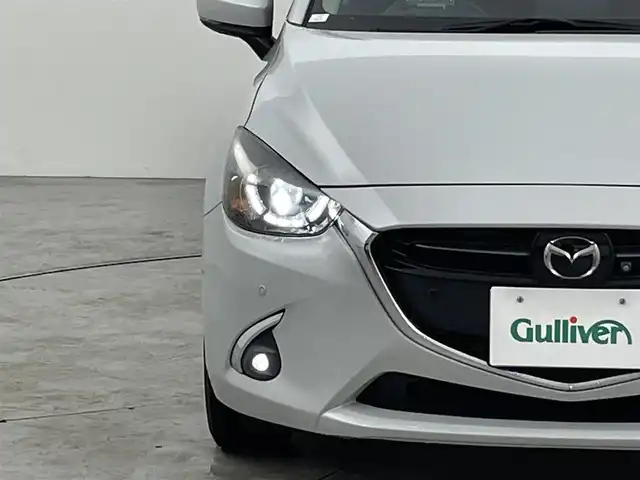マツダ デミオ XD ノーブルクリムゾン 福岡県 2019(平31)年 8.4万km セラミックM 純正メーカーナビ（ＢＴ，フルセグＴＶ）　/３６０°ビュー・モニター　/ＥＴＣ　/ＡＣＣ　/コーナーセンサー　/スマート・シティ・ブレーキ・サポート　/レーンキープ　/ＢＳＭ　/パドルシフト　/ＨＵＤ　/シートヒーター