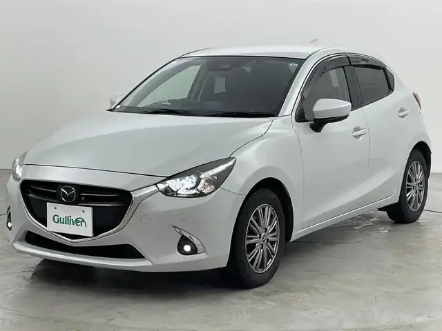 マツダ デミオ XD ノーブルクリムゾン 福岡県 2019(平31)年 8.4万km セラミックM 純正メーカーナビ（ＢＴ，フルセグＴＶ）　/３６０°ビュー・モニター　/ＥＴＣ　/ＡＣＣ　/コーナーセンサー　/スマート・シティ・ブレーキ・サポート　/レーンキープ　/ＢＳＭ　/パドルシフト　/ＨＵＤ　/シートヒーター