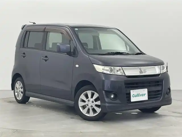 スズキ ワゴンＲ スティングレー X 道央・札幌 2011(平23)年 5.2万km ルナグレーパールメタリック ワンオーナー/4WD/AM/FM/CDプレイヤー/純正14インチAW/スマートキー×２/プッシュスタート/HIDライト/ドアバイザー/オートエアコン/パワーウィンドウ/パワーステアリング/取扱説明書/保証書