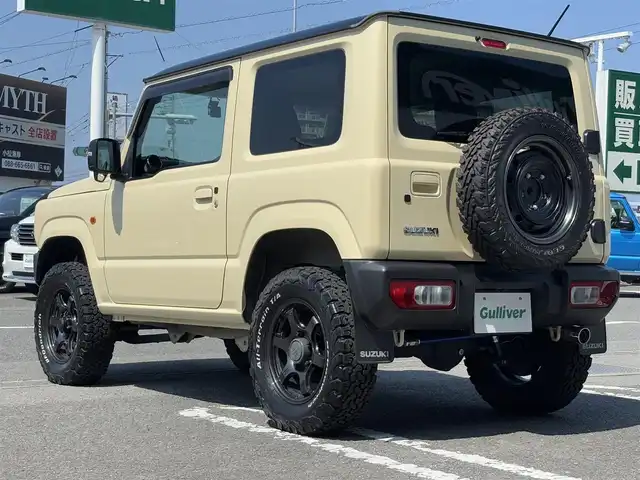 スズキ ジムニー XC 徳島県 2019(平31)年 2.5万km シフォンアイボリーメタリックブラック2トーンルーフ オーディオディスプレイ　Carrozzeria/　AM/FM/BT/iPod/AUX/ビルトインETC/前後ドライブレコーダー　DRV-MR450/バックカメラ/シートヒーター/ヒーテッドドアミラー/ヘッドランプウォッシャー/純正ドアバイザー/クルーズコントロール/ダウンヒルアシストコントロール/純正フロアマット/LEDヘッドライト/オートライト/スペアキー/プッシュスタート/取扱説明書/新車時保証書