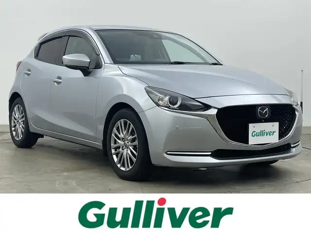 マツダ マツダ２ XD Lパッケージ 岡山県 2020(令2)年 0.7万km ソニックシルバーM 純正ナビ/【ナビ/フルセグ/Bluetooth/DVD/AUX】	/３６０°カメラ/追従型クルーズコントロール	/オートハイビーム	/LEDヘッドライト（AUTO機能付き）	/ビルトインETC	/前席シートヒーター/ステアリングヒーター	/運転席パワーシート	/衝突軽減ブレーキシステム	/車線逸脱防止システム	/横滑り防止装置	/踏み間違い防止/ISOFIX/ヘッドアップディスプレイ/シートリフター/ウィンカーミラー/ドアバイザー	/純正16インチアルミ	/コーナーセンサー（前後）	/純正ラバーフロアマット	/ハーフレザー/ステアリングスイッチ	/プッシュスタート	/スマートキー×2	/保証書	/取扱説明書