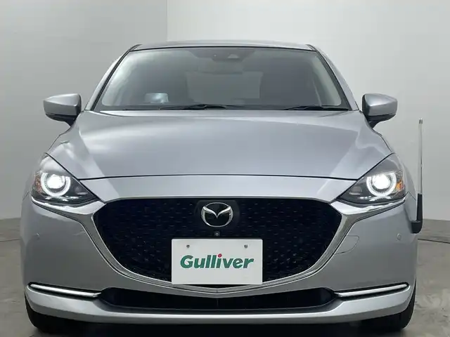 マツダ マツダ２ XD Lパッケージ 岡山県 2020(令2)年 0.7万km ソニックシルバーM 純正ナビ/【ナビ/フルセグ/Bluetooth/DVD/AUX】	/３６０°カメラ/追従型クルーズコントロール	/オートハイビーム	/LEDヘッドライト（AUTO機能付き）	/ビルトインETC	/前席シートヒーター/ステアリングヒーター	/運転席パワーシート	/衝突軽減ブレーキシステム	/車線逸脱防止システム	/横滑り防止装置	/踏み間違い防止/ISOFIX/ヘッドアップディスプレイ/シートリフター/ウィンカーミラー/ドアバイザー	/純正16インチアルミ	/コーナーセンサー（前後）	/純正ラバーフロアマット	/ハーフレザー/ステアリングスイッチ	/プッシュスタート	/スマートキー×2	/保証書	/取扱説明書