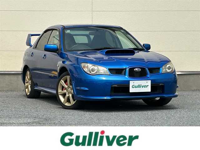 スバル インプレッサ ＷＲＸ 茨城県 2005(平17)年 8.1万km WRブルーマイカ 社外ナビ/Bluetooth/DVD再生機能/フルセグTV/純正スポーツシート/純正ゴールドホイール/ターボエンジン/フロアマット純正/パワーウィンドウ/リモコンキー/ABS/ETC