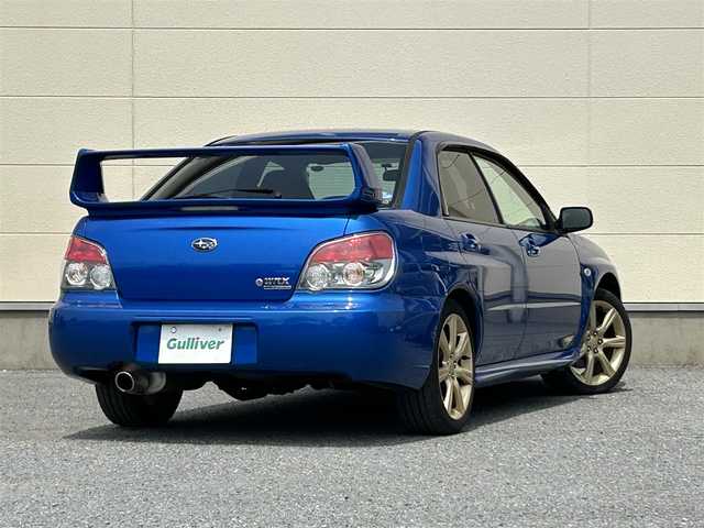 スバル インプレッサ ＷＲＸ 茨城県 2005(平17)年 8.1万km WRブルーマイカ 社外ナビ/Bluetooth/DVD再生機能/フルセグTV/純正スポーツシート/純正ゴールドホイール/ターボエンジン/フロアマット純正/パワーウィンドウ/リモコンキー/ABS/ETC