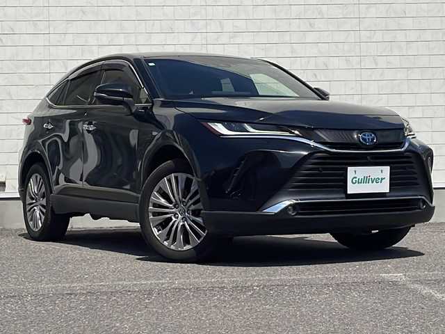 トヨタ ハリアー ハイブリッド Z 福島県 2020(令2)年 6.4万km プレシャスブラックパール 4WD 純正JBLナビ フルセグTV Bluetooth 全方位カメラ レーダークルーズ デジタルインナーミラー HUD パワーバックドア ハーフレザーシート ETC2.0 LEDヘッドライト スマートキー
