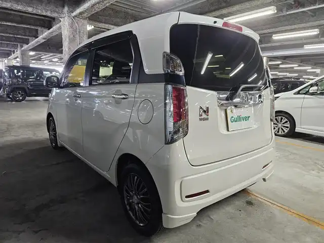 ホンダ Ｎ ＷＧＮ G SSパッケージ 福岡県 2017(平29)年 6万km プレミアムホワイトパールⅡ 純正ナビ/フルセグTV/バックカメラ/ビルトインETC/前後ドライブレコーダー/衝突被害軽減ブレーキ/HIDヘッドランプ/オートライト/オートエアコン/ステアリングスイッチ/社外14インチアルミホイール/スマートキー/プッシュエンジンスイッチ/禁煙車