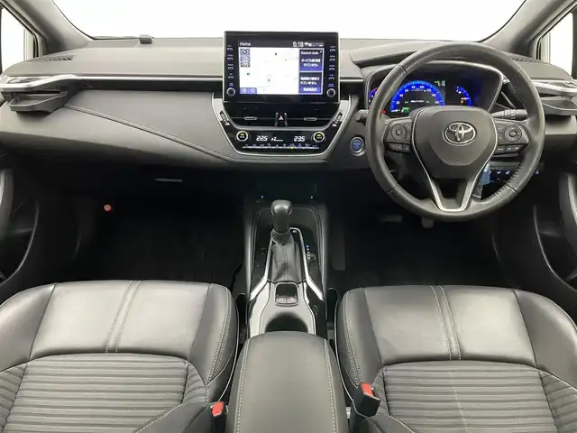 トヨタ カローラ スポーツ ハイブリッドG スタイルPKG 愛知県 2021(令3)年 5.1万km プラチナホワイトパールマイカ 純正８型ＤＡナビＴＶ　バックカメラ　禁煙車　シートヒーター　ハンドルヒーター　ワイパーデアイサー　ＢＳＭ　ハーフレザー　電動パーキング　衝突軽減装置　追従クルコン　ＬＥＤオートライト　コーナーセンサー　セーフティセンス　車線逸脱　ETC　ドライブレコーダー　ストラットバー　前後ドラレコ