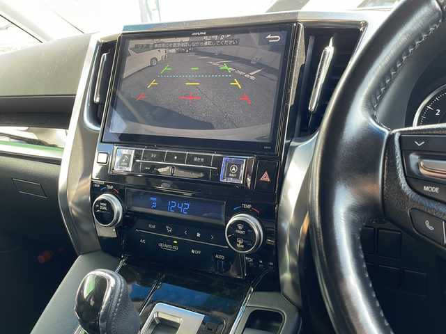 トヨタ アルファード S Cパッケージ 宮城県 2016(平28)年 7.8万km ラグジュアリーホワイトパールクリスタルシャインガラスフレーク ワンオーナー/社外メモリナビ　Alpine１１型ナビ/【フルセグ・DVD再生可・CD・Bluetooth】/社外Alpineフリップダウンモニター/両側パワースライドドア/バックカメラ/ビルトインETC/プリクラッシュセーフティシステム/レーダークルーズコントロール/インテリジェントクリアランスソナー/パワーバックドア/横滑り防止機能/アイドリングストップ/サンシェード/ステアリングヒーター/一列目二列目パワーシート/運転席メモリーシート/プッシュスタート/スマートキー/スペアキーあり/新車保証書/取扱説明書