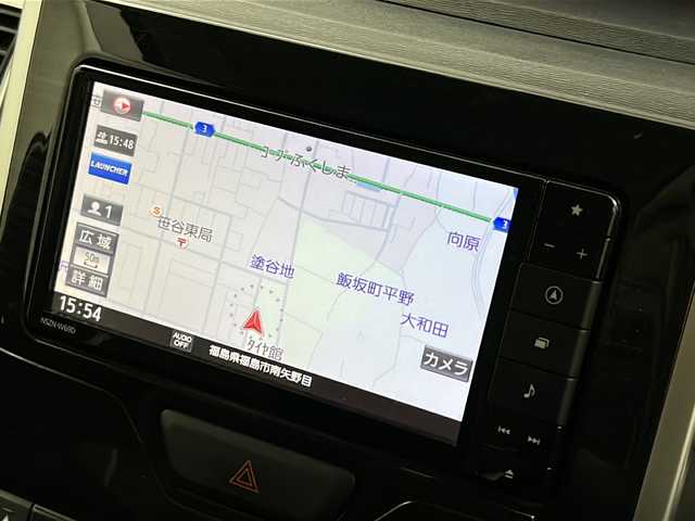 ダイハツ タント X VS SAⅢ 福島県 2019(令1)年 2.9万km ブラックマイカメタリック /ワンオーナー//４WD//純正ディーラーSDナビ//Bluetooth//フルセグテレビ(走行中視聴可能)//全方位カメラ//ドライブレコーダー//ヒートシート(D席)//両側パワースライドドア//コーナーセンサー//オートハイビーム//衝突被害軽減システム//横滑り防止//純正フロアマット//スマートキー//スペアキー//サンシェード//ステアリングスイッチ