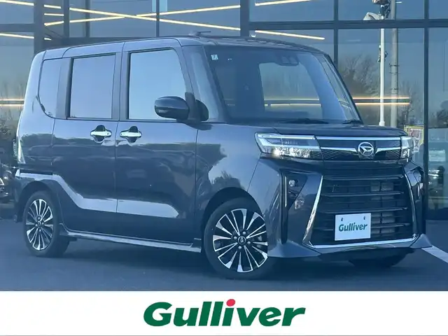 ダイハツ タント カスタム RS 栃木県 2024(令6)年 1.2万km クロムグレーメタリック スマートアシスト/純正9インチディスプレイオーディオ/フルセグTV/Bluetooth/USB/HDMI/AppleCarPlay/AndroidAuto/バックカメラ/ETC/両側パワースライドドア/全車速追従クルーズコントロール/シートヒーター/コーナーセンサー/アイドリングストップ/純正フロアマット/スマートキー/プッシュスタート/LEDヘッドライト/フォグランプ/オートハイビーム/純正15インチAW
