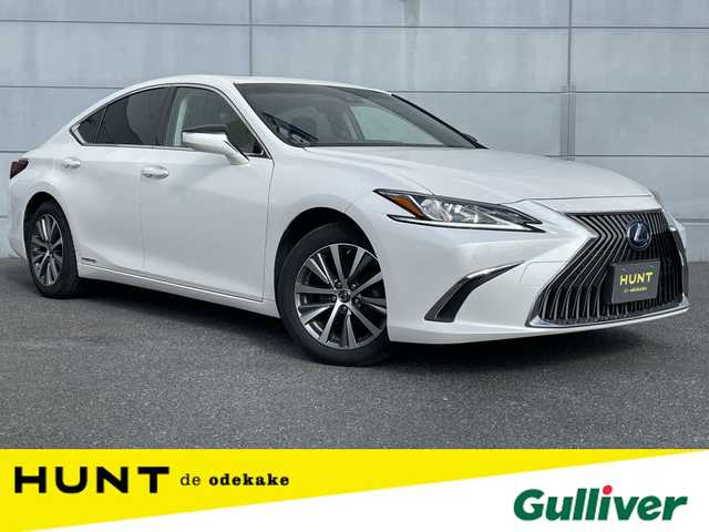レクサス ＥＳ 300h 千葉県 2019(令1)年 5.9万km ソニッククォーツ 純正１２．３インチナビ/・Bluetooth/・フルセグTV/・DVD再生/・ミュージックプレイヤー接続/(iPod/AUX/AppleCarPlay/AndroidAuto)/ビルトインＥＴＣ/シートヒーター/エアシート/ステアリングヒーター/パドルシフト/リア電動サンシェード/追従型クルーズコントロール/サンルーフ/前後コーナーセンサー/セーフティシステムプラス/・パーキングサポートブレーキ
