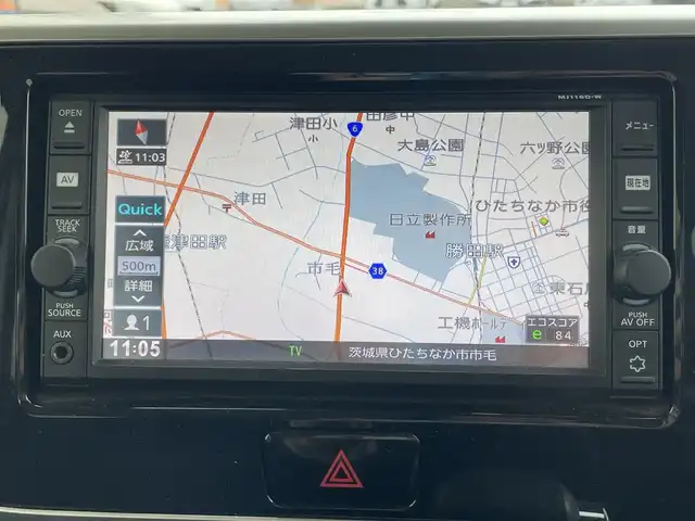 日産 デイズ ルークス ハイウェイスターX 茨城県 2017(平29)年 3.7万km ホワイトパール 純正ナビ/　(AM/FM/BT/CD/DVD/Bluetooth)/フルセグTV/全方位カメラ/ドライブレコーダー/両側パワースライドドア/LEDヘッドライト/オートマチックハイビーム/純正アルミホイール/プッシュスタート