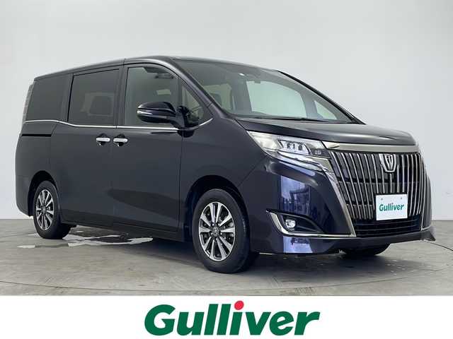 トヨタ エスクァイア Gi プレミアムパッケージ ブラックテーラード 鹿児島県 2020(令2)年 4.2万km スパークリングブラックパールクリスタルシャイン 純正10インチフリップダウンモニター/・純正9インチメモリーナビゲーション/型式：NSZT-Y68T/【CD/DVD/Bluetooth/フルセグTV】/・バックカメラ/・ビルトインETC/・前方ドライブレコーダー/トヨタセーフティセンス/・プリクラッシュセーフティ/・レーンディパーチャーアラート/・クルーズコントロール/・クリアランスソナー/・先行車発進お知らせ機能/・オートマチックハイビーム/オートライト/・LEDヘッドライト/・フロントフォグライト/両側パワースライドドア/ハーフレザーシート/・運転席＋助手席シートヒーター/革巻きステアリング/・ステアリングスイッチ/・ステアリングヒーター/プッシュスタート/・スマートキー/アイドリングストップ/純正15インチアルミホイール/純正フロアマット/左右独立エアコン/MTモード付AT/電動格納ウィンカーミラー/取扱説明書/・ナビ取扱説明書/・保証書