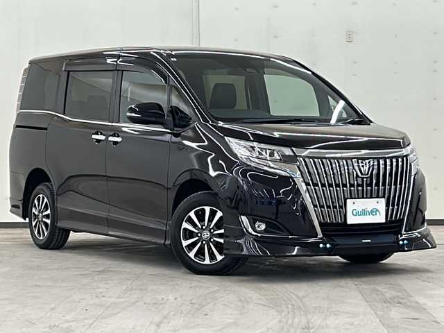 トヨタ エスクァイア Gi 道央・札幌 2019(令1)年 3.4万km ボルドーマイカメタリック /4WD//社外メモリナビ：AVN-Z05iW/（CD、DVD、SD、BT、ラジオ、フルセグ）//バックカメラ//両側パワースライドドア//寒冷地仕様//純正エンジンスターター//フロントワイパーデアイサー//衝突被害軽減システム//レーンキープアシスト//アイドリングストップ//オートライト//オートハイビーム//フォグライト//シートヒーター（運転席、助手席）//オートエアコン//ビルトインETC//スペアキー1本//プッシュスタート//スマートキー//電動格納ミラー