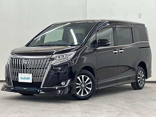 トヨタ エスクァイア Gi 道央・札幌 2019(令1)年 3.4万km ボルドーマイカメタリック /4WD//社外メモリナビ：AVN-Z05iW/（CD、DVD、SD、BT、ラジオ、フルセグ）//バックカメラ//両側パワースライドドア//寒冷地仕様//純正エンジンスターター//フロントワイパーデアイサー//衝突被害軽減システム//レーンキープアシスト//アイドリングストップ//オートライト//オートハイビーム//フォグライト//シートヒーター（運転席、助手席）//オートエアコン//ビルトインETC//スペアキー1本//プッシュスタート//スマートキー//電動格納ミラー