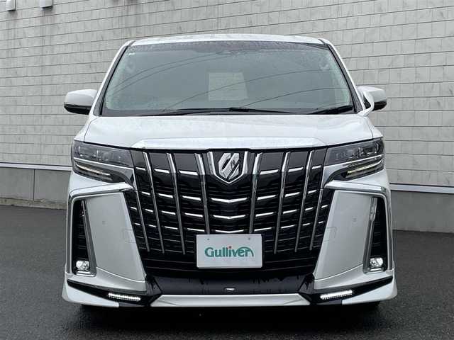 トヨタ アルファード S Cパッケージ 山形県 2018(平30)年 4.1万km ホワイトパールクリスタルシャイン 禁煙車/ワンオーナー/4WD/純正10インチナビ/・フルセグTV/AM/FM/CD/DVD/Bluetooth/レーダークルーズコントロール/アイドリングストップ/クリアランスソナー/プリクラッシュセーフティ/ロードサインアシスト/車線逸脱警報/横滑り防止装置/盗難防止装置/LEDヘッドライト/オートライト/オートハイビーム/フロントフォグランプ/両側パワースライドドア/バックカメラ/レザーシート/パワーシート/シートヒーター/パワーバックドア/純正フロアマット/純正ドアバイザー/ETC/冬タイヤ積み込み/保証書/取扱説明書