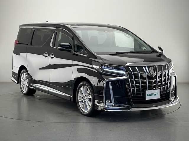 トヨタ アルファード S 長野県 2020(令2)年 4.9万km ブラック ４ＷＤ/純正メモリナビ/Bluetooth／CD／DVD／フルセグTV/バックカメラ/ETC2.0/フロントモデリスタエアロ/横滑り防止装置/衝突被害軽減システム/レーンキープアシスト/パーキングサポートブレーキ/純正18インチAW装着/純正フロアマット/ドアバイザー/純正エンジンスターター/ステアリングスイッチ/前後コーナーセンサー/テレビキャンセラー/LEDヘッドライト/スペアキー1本