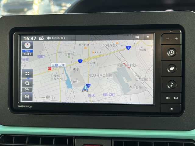 ダイハツ タント X ターボ 静岡県 2022(令4)年 1.2万km アイスグリーン ワンオーナー/純正ナビ/地デジTV/純正CD/DVD/Bluetooth/バックカメラ/パワースライドドア/スマートアシスト/ドライブレコーダー/スマートキー/スペアキー/保証書/取説