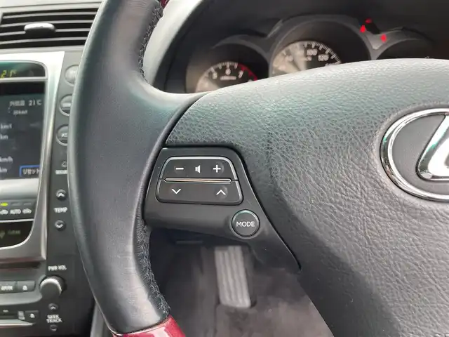 レクサス ＧＳ 350 バージョンI 滋賀県 2009(平21)年 10万km 黒 純正ナビ/CD/DVD/MD/AUX/フルセグテレビ/バックカメラ/クルーズコントロール/HIDヘッドライト/レザーシート/D/N席パワーシート/D/N席シートヒーター /ビルトインETC/プッシュスタート /スマートキー