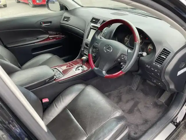 レクサス ＧＳ 350 バージョンI 滋賀県 2009(平21)年 10万km 黒 純正ナビ/CD/DVD/MD/AUX/フルセグテレビ/バックカメラ/クルーズコントロール/HIDヘッドライト/レザーシート/D/N席パワーシート/D/N席シートヒーター /ビルトインETC/プッシュスタート /スマートキー