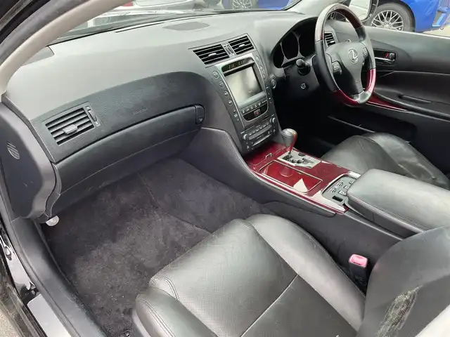 レクサス ＧＳ 350 バージョンI 滋賀県 2009(平21)年 10万km 黒 純正ナビ/CD/DVD/MD/AUX/フルセグテレビ/バックカメラ/クルーズコントロール/HIDヘッドライト/レザーシート/D/N席パワーシート/D/N席シートヒーター /ビルトインETC/プッシュスタート /スマートキー
