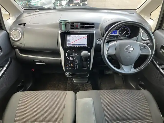 日産 デイズ ハイウェイスターG ターボ 道南・函館 2017(平29)年 7.2万km プレミアムパープルP ／社外ナビ/／フルセグＴＶ/／夏冬タイヤ/／エンジンスターター/／全周囲カメラ/／ワンオーナー/／衝突軽減システム/／横滑り防止装置/／シートヒーター/／オートライト/／オートハイビーム/／スペアキー/／保証書/／取扱説明書/／記録簿