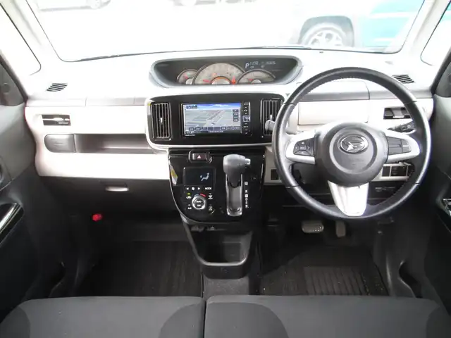 ダイハツ ムーヴ キャンバス G ブラックインテリア リミテッド SAⅢ 千葉県 2020(令2)年 4.7万km パールホワイトⅢ/ファインミントメタリック 2トーン 純正メモリナビ、フルセグTV/パノラマモニター/純正オーディオ【DVD/CD/BT/SD/USB】/LEDヘッドライト&フォグ&室内灯/両側パワースライドドア/革巻きステアリング/ナビ連動ステアリングスイッチ/純正前方ドライブレコーダー/ETC2.0/取扱説明書/ナビ取扱説明書/新車時保証書/R5整備記録簿