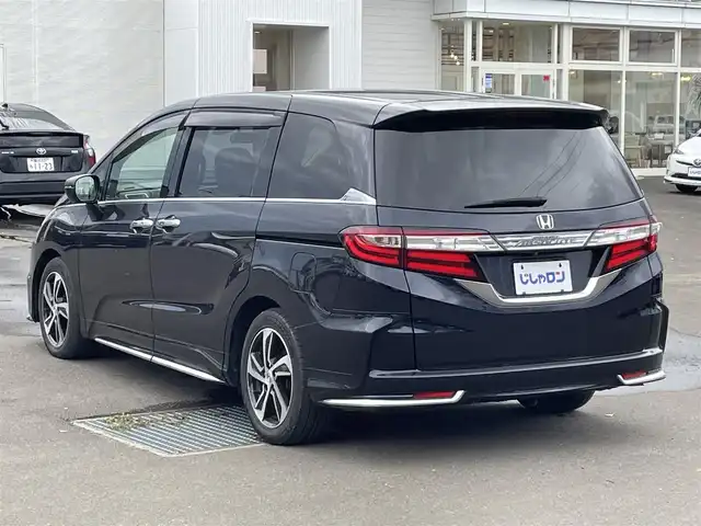 ホンダ オデッセイ アブソルート 宮城県 2014(平26)年 8.5万km プレミアムヴィーナスブラックP (株)IDOMが運営する【じしゃロン仙台店】の自社ローン対象車両になります。こちらは現金ご利用時の価格です。自社ローンご希望の方は別途その旨お申付け下さい。/パワースライドドア/SDナビ/フルセグ/Bluetooth/バックカメラ/CD/DVD/クルコン/ETC/LEDヘッドライト