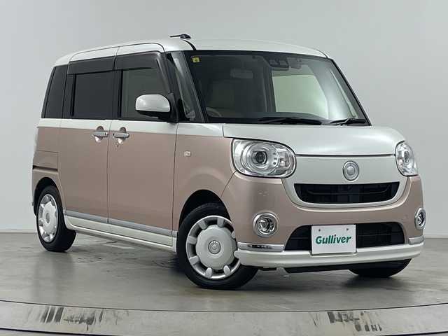 ダイハツ ムーヴ キャンバス G メイクアップ リミテッド　SAⅢ 埼玉県 2018(平30)年 5.8万km パールホワイトⅢ/ライトローズマイカメタリックⅡ 2トーン 純正ナビ　/全方位カメラ/両側パワースライドドア　/ドライブレコーダー/ＥＴＣ/バックカメラ/両側パワースライドドア　/衝突軽減ブレーキ　/オートマチックハイビーム　/ＬＥＤヘッドライト　/純正フロアマット/横滑り防止措置/アイドリングストップ　　/ドアバイザー　/フォグ　/スマートキー×２